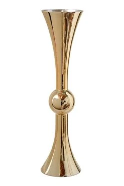 6" X 23.25" Reversible Vase Gold