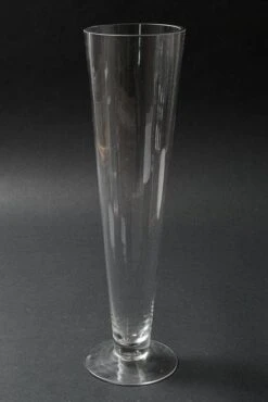 4.25" X 16" Glass Vase Clear