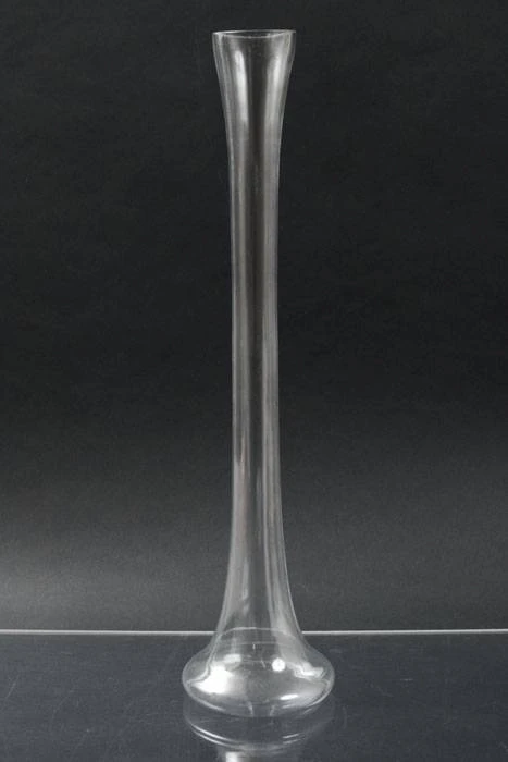 2.25" X 19.75" Glass Skyline Vase Clear