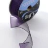 1.5" X 25yds Encore Wired Ribbon Aubergine