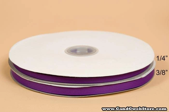 Grosgrain Ribbon Purple - Image 3