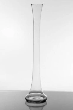 2-3/8" X 24" Skyline Glass Vase Clear