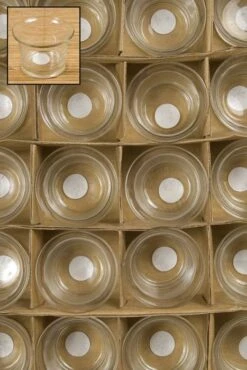 2" X 2.5" Votive Holder Clear Pkg/20