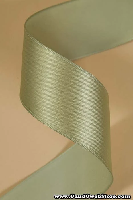 1-1/2" X 25yds Wired Contessa Ribbon Spring Moss - Image 2