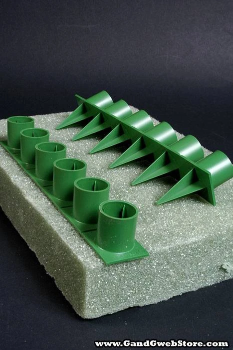 1'' Handy Hold Point Candle Holders Green Pkg/36 - Image 2