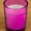 Votive Candle In Glass Fuchsia Pkg/25