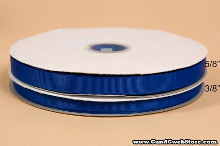 Grosgrain Ribbon Electric Blue - Image 3