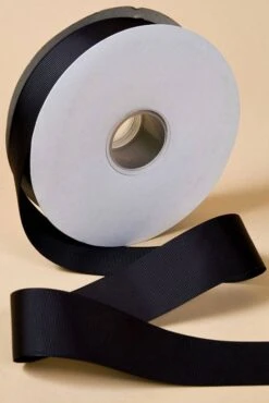 1.5" X 50yds Grosgrain Ribbon Black #9