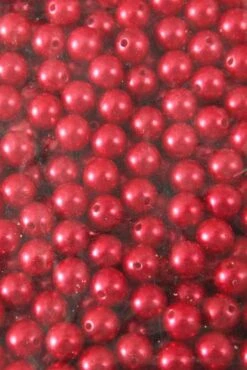 12mm Abs Pearl Beads Red Pkg(500g)