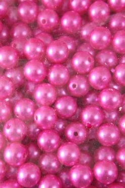 14mm Abs Pearl Beads Hot Pink Pkg(500g)