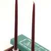 15" Patrician Taper Burgundy Box/12